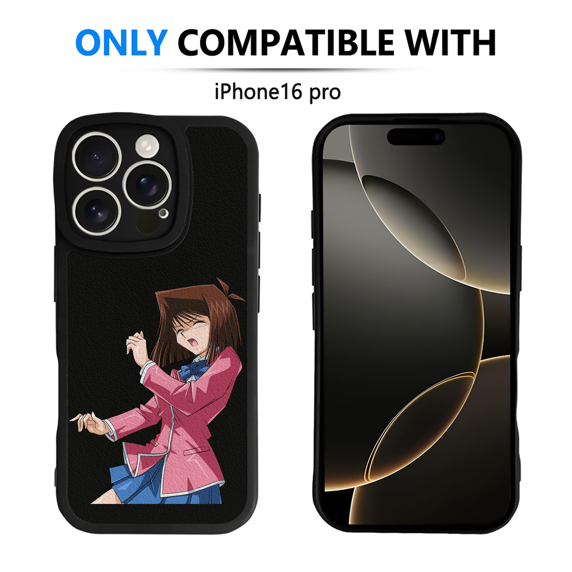 （画像用） 遊☆戯☆王 Yu-Gi-Oh! 【iPhone 16シリーズ対応】シリコンスマホケース（レザー調） 材質：シリコン